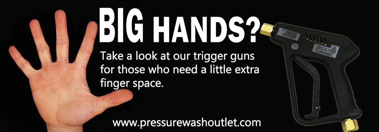 Big Hands Pressure Wash Trigger Guns