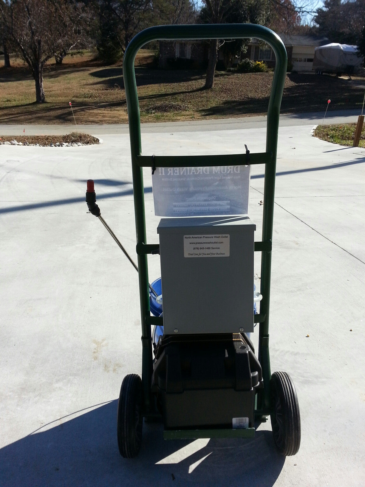 DRUM DRAINER II - HIGH VOLUME LOW PRESSURE SPRAYER (7097)