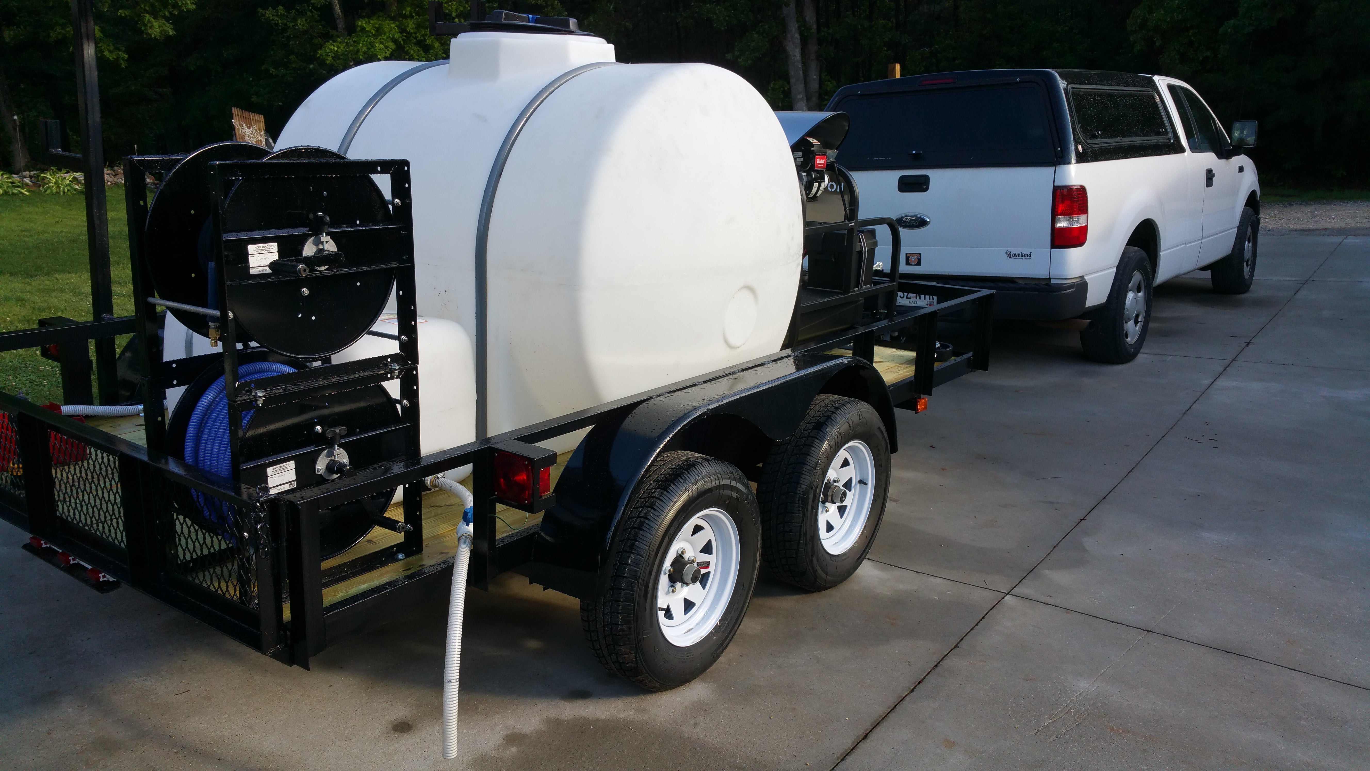 5.5 GPM PRESSURE WASH HOT WATER TRAILER - 6 x 12 DUAL AXLE (7835.01)