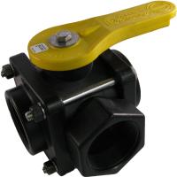 3/4" 3 WAY SIDE LOAD BALL VALVE by BANJO (7971)