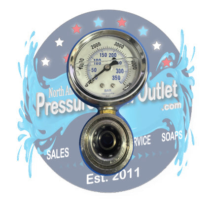 PRESSURE TEST GAUGE 5000 PSI WITH 3/8" (5744)