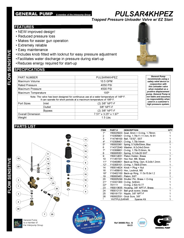 PA PULSAR EZ UNLOADER (6438)