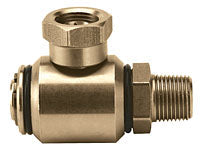 JE Adams 90 Degree Boom Swivel | 3/8" MPT x FPT Pressure Washer Swivel