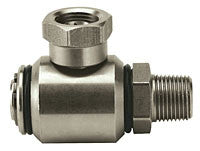 ADAMS SWIVEL S.S.90 DEG 3/8" M/F 5000 PSI (2295)