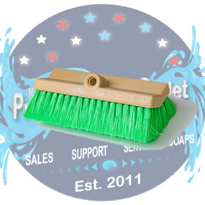 HI-LO TRUCK BRUSH - 10" GREEN NYLTEX (6638)