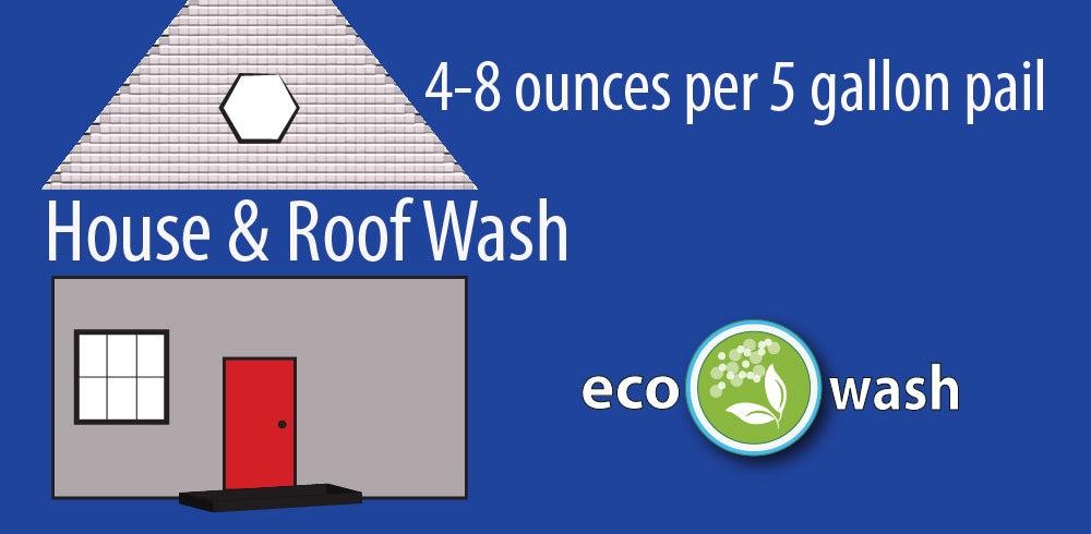 HOUSE & ROOF WASH SURFACTANT by ECOWASH