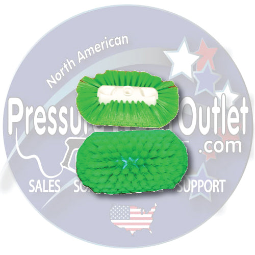 GREEN NYLON 10" ALL DIRECTION WASH BRUSH