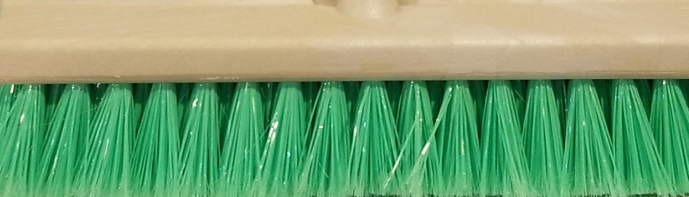 HI-LO TRUCK BRUSH - 10" GREEN NYLTEX