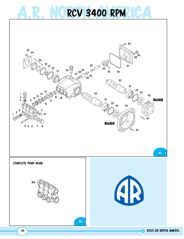 RCV35G25D PUMP by AR PUMPS (6789)