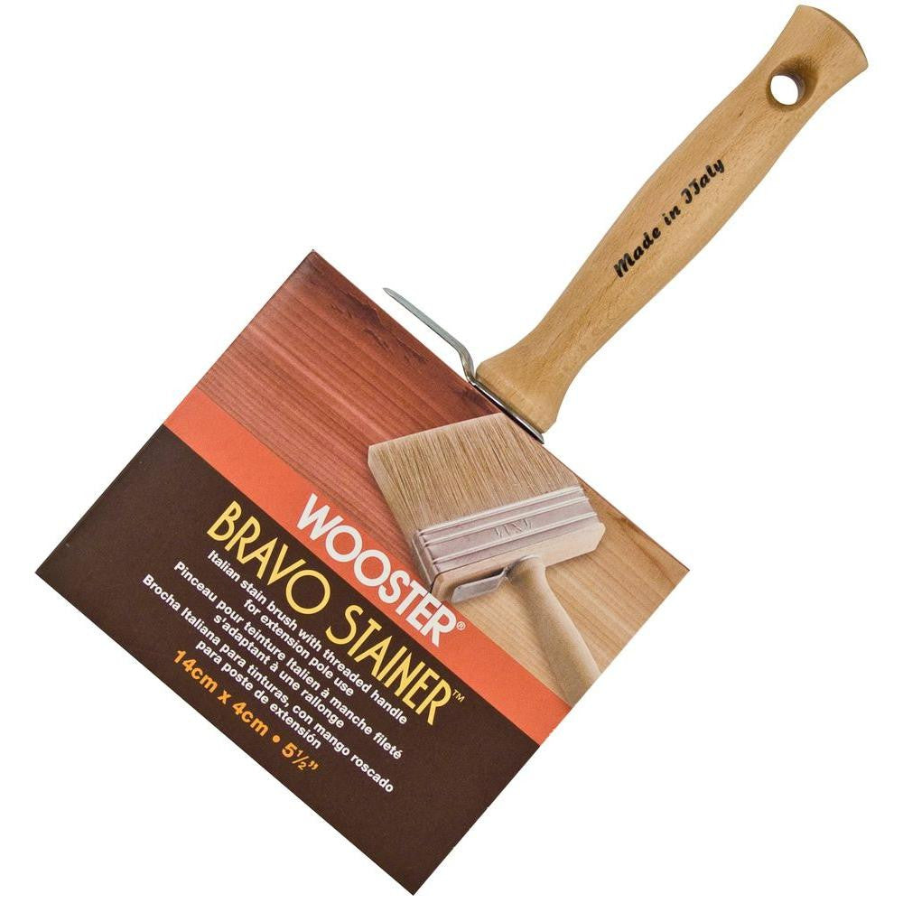 WOOSTER BRAVO STAIN BRUSH 5 1/2" (7092)