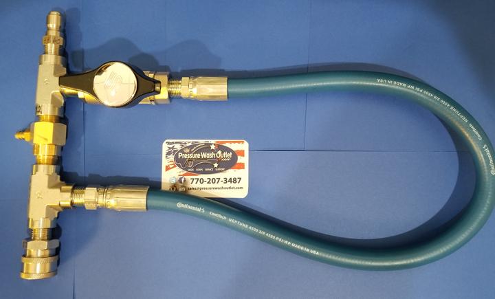 Pressure wash chemical injector bypass kit available at North American Pressure Wash Outlet