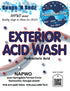 Exterior Acid Wash for rust removal at North American Pressure Wash Outlet