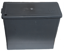 FLOAT TANK WITH LID, PLASTIC, 1 GAL. (1018)