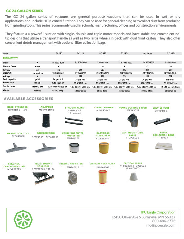 IPC EAGLE VACUUM SYSTEM (7100)