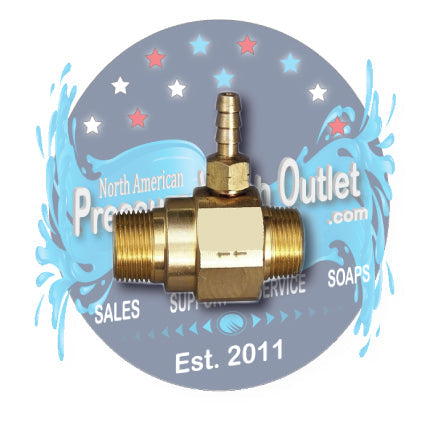 Chemical Injectors at North American Pressure Wash Outlet