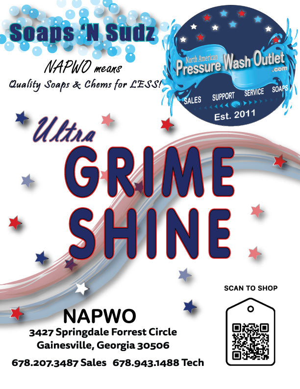 Ultra Grime Shine is available at North American Pressure Wash Outlet