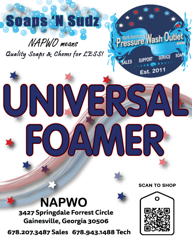 Fleet wash products are available at North American Pressure Wash Outlet