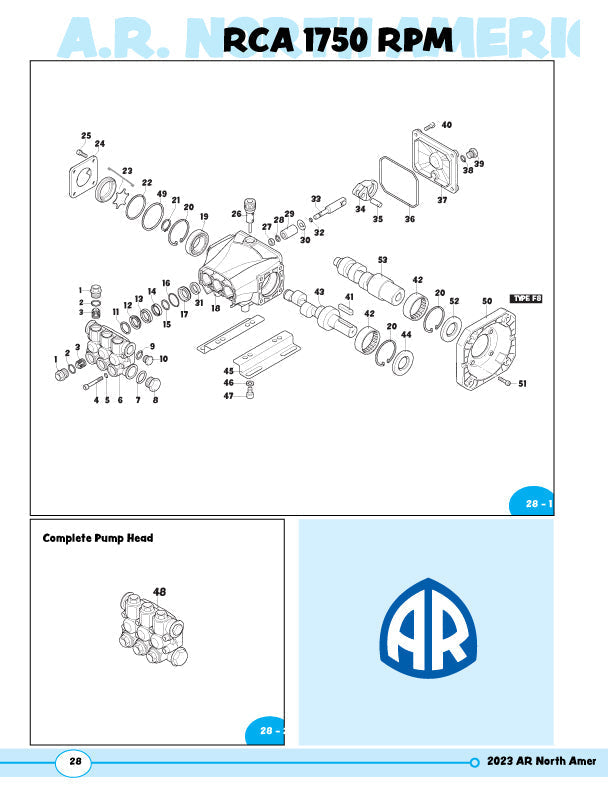 RCA25G25N PUMP by AR PUMPS