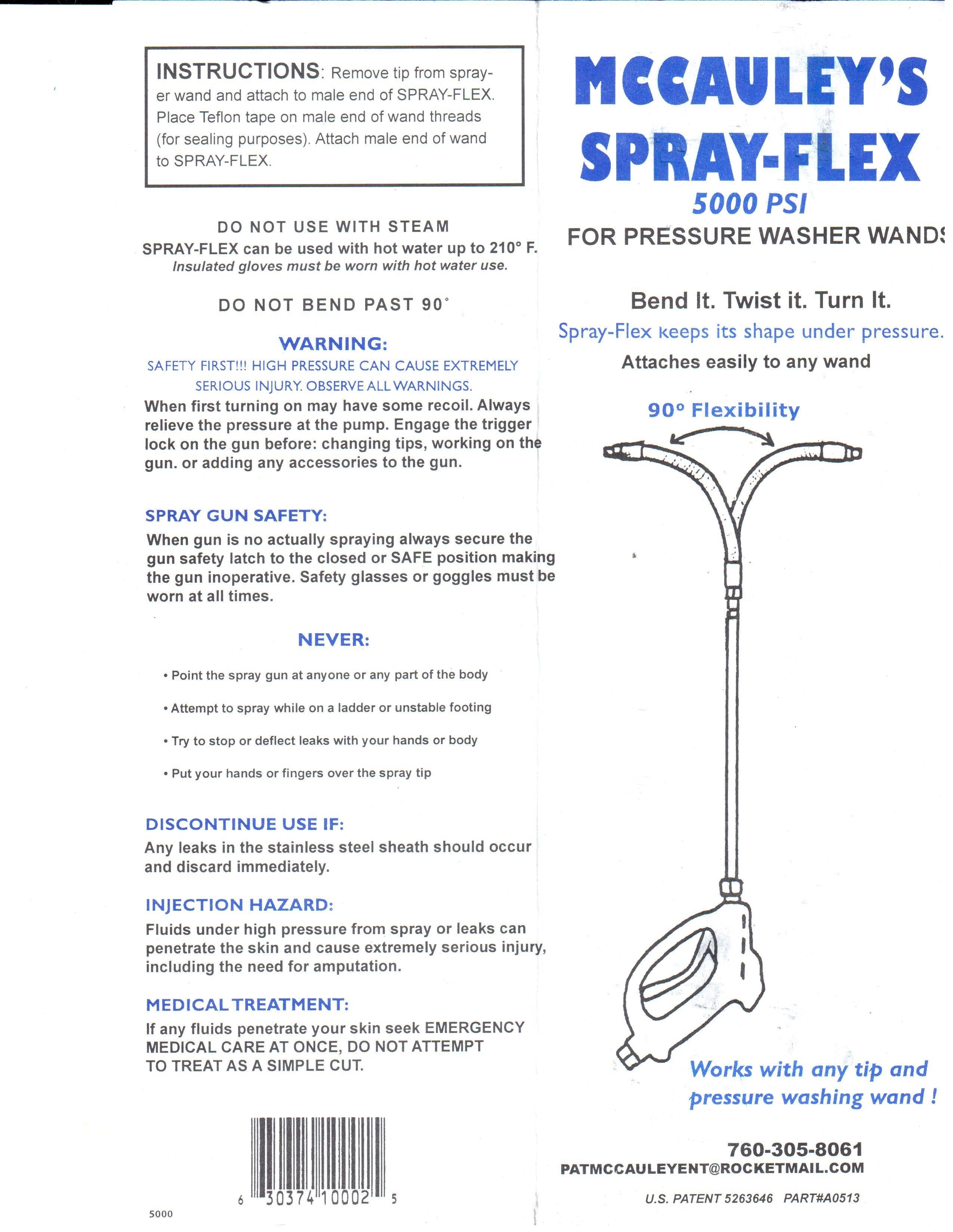 MCCAULEY'S SPRAY-FLEX 5000 (4599)