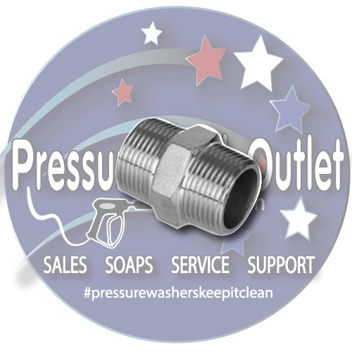 304 Stainless Steel Hex Nipple | MPT Pipe Fitting for Pressure Washers