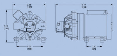 EF7000 7.0 GPM 12V DIAPHRAGM PUMP by EVERFLO 