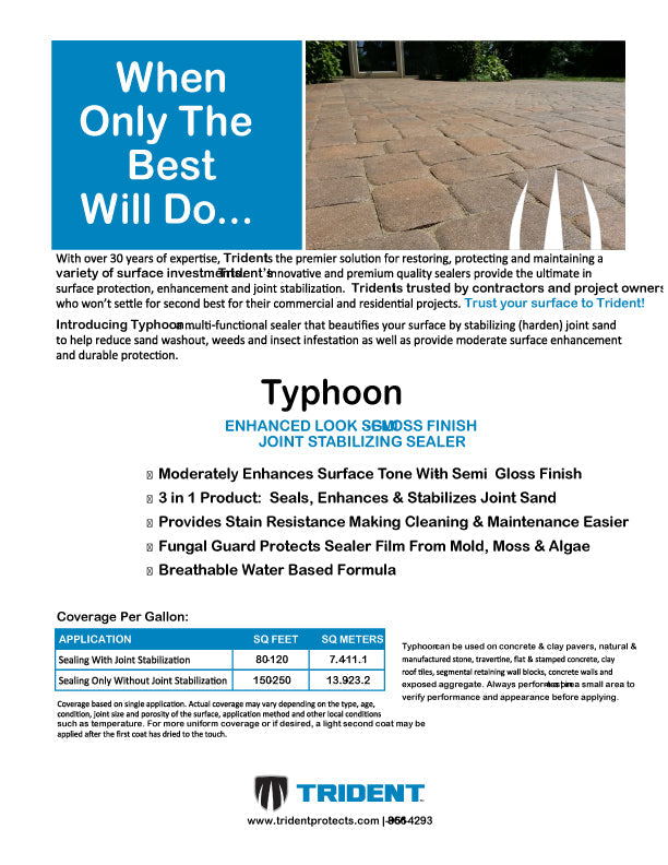 TYPHOON - 5 GALS JOINT STABILIZING SEALER - GLOSS (8406.05)