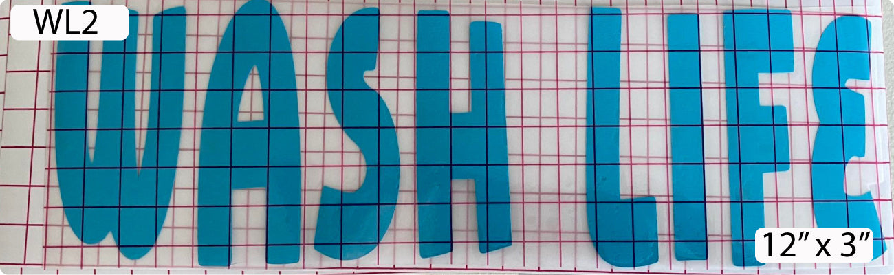 WashLife Outdoor Vinyl Decals | Weather-Resistant Pressure Washing Decals