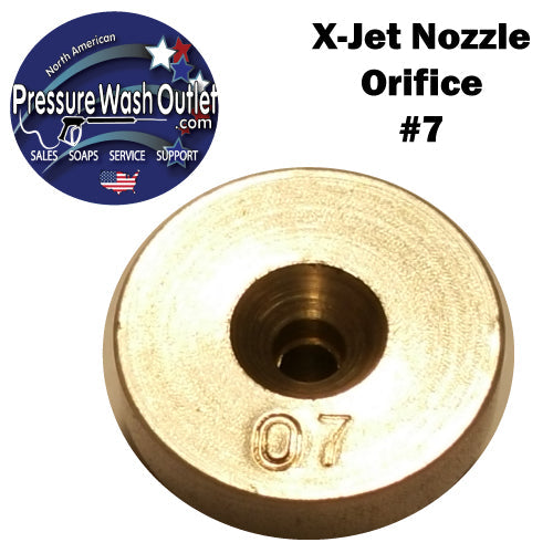 REPLACEMENT ORIFICE FOR X-JET NOZZLE